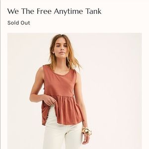 Free People Anytime tank top